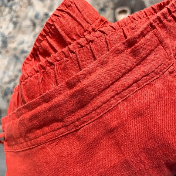 Linen pants in rustic orange (canyon sunset) - Picture 7 of 7